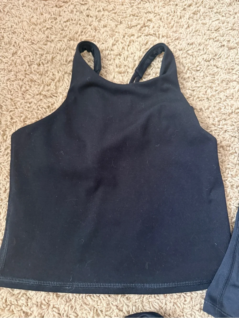 Girls Black & Charcoal Leopard activewear Tops - 3